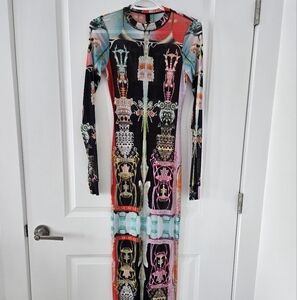 NWT SKIMS Mesh Dress Sz M